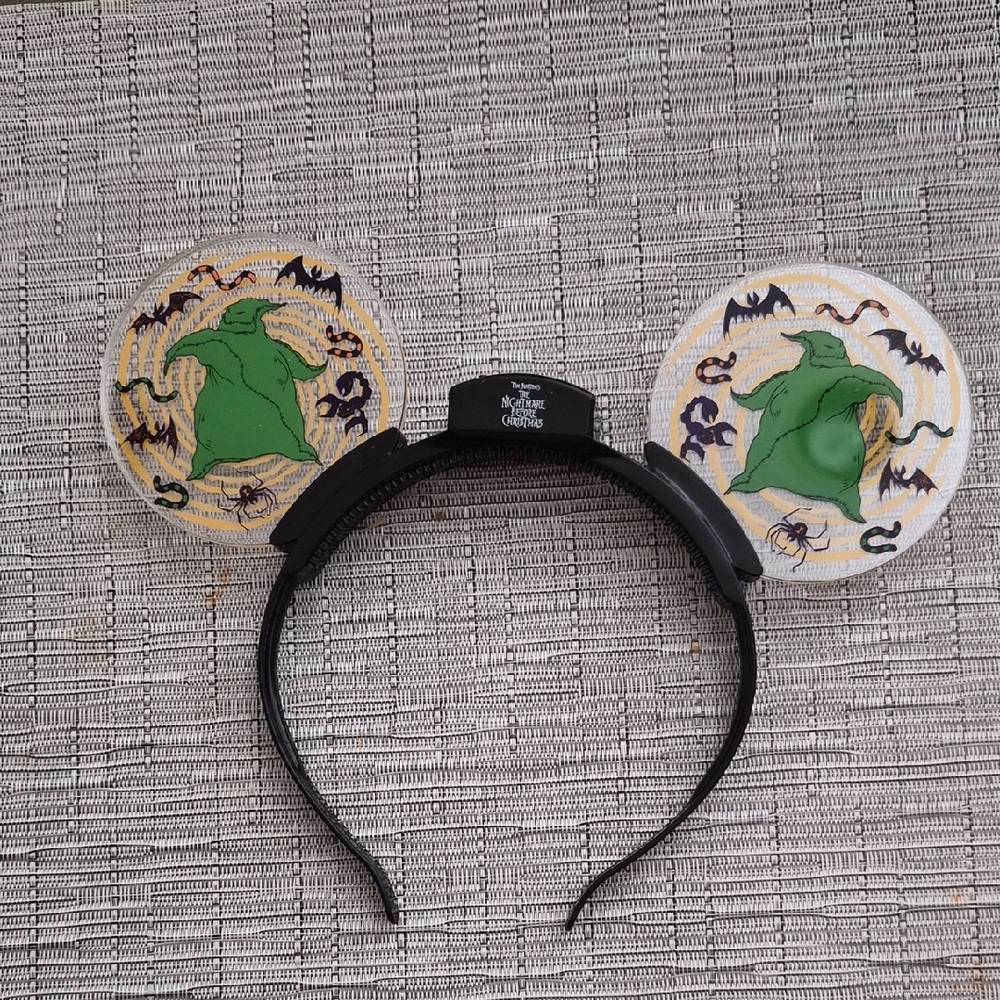 Oogie Boogie Ears Headband - Black and Green